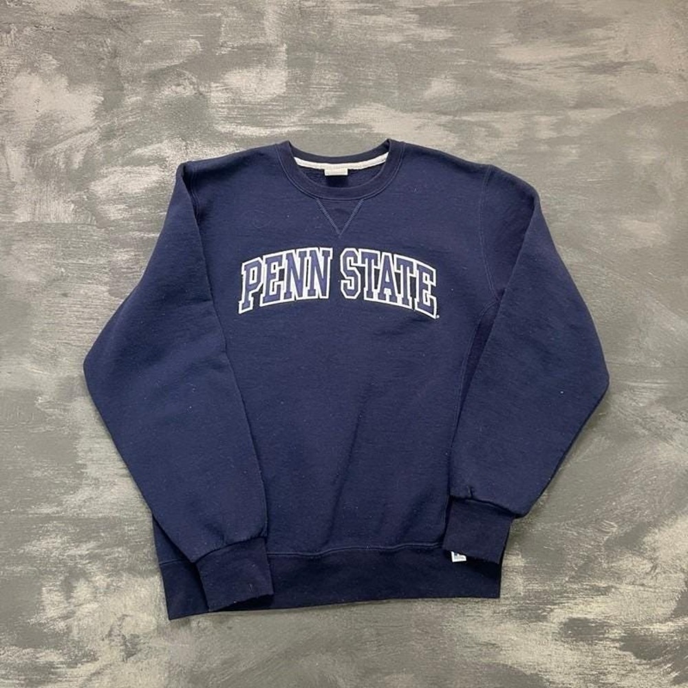 Vintage Penn State Sweatshirt Mens Medium Blue 2000s Russell Athletic